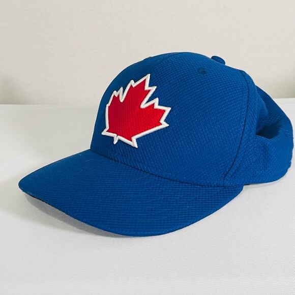 Toronto Blue Jays Hat Cap New Era Mens 7.25 Fitted 59Fifty Maple Leaf Logo - Picture 11 of 12